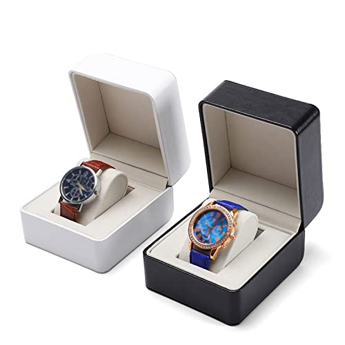 Montre de Voyage Étui Anti-Rayure en Cuir PU pour Hommes et Femmes