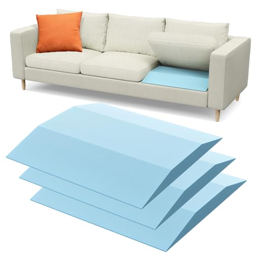 Sellmazon Couch Cushion Support Set, 20"x20", Blue, 3 pcs