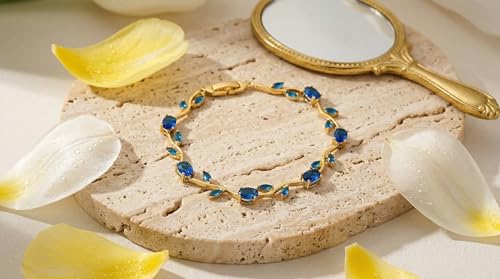 Image of MIRAYHA VIral Tulip Bracelet for Women | Bloom Floral Tulip With Crystal Stones For Women & Girls| Gift for Girlfriend & Wife|Romantic Floral Crystal | Cute Aesthetic Korean Jewellery