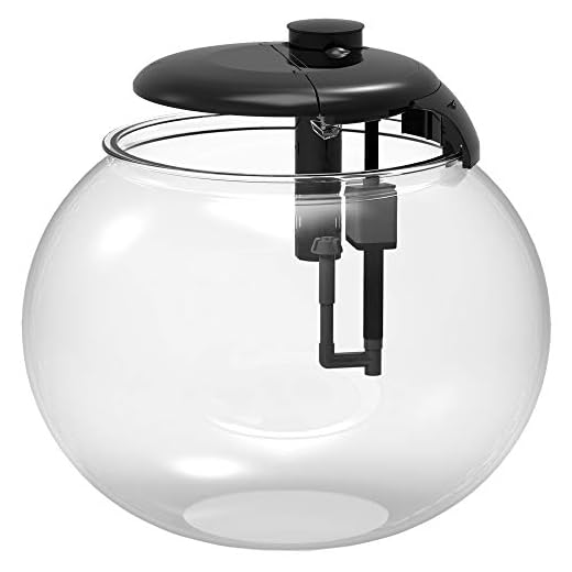 Penn-Plax AquaSphere 360 Large Bowl-Shaped Aquarium for Freshwater and Saltwater Setups – Fully Integrated Filtration System and LED Light Display - Durable Polycarbonate – 24 Gallons