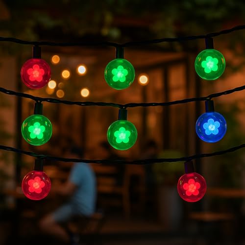 Image of K D 20 Flower Ball String led Light Multicolor String Lights -12ft String led Light for Diwali /Navratri /Christmas Indoor & Outdoor Decoration