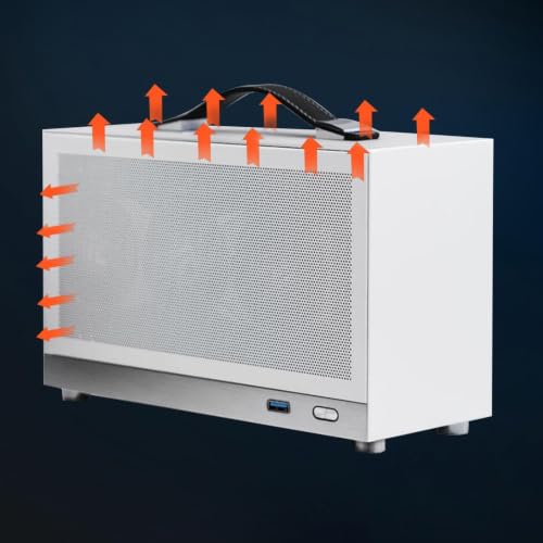 Chasis abierto ITX portátil para montaje de PC doméstico de aluminio 6