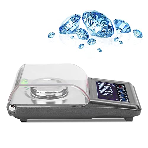 Báscula digital de laboratorio 50g x 0.001g con pantalla LCD miniatura 3