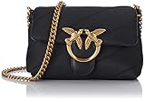 love bag Pinko Love Baby Puff Maxi Quilt 2 CL, Borsa Donna, Z99Q_Nero-Antique Gold, U