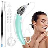 Ear Wax Removal Tool,USB Charge Soft Earwax Removal Kit Reusable Spiral Silicone Ear Wax Sucker 5...
