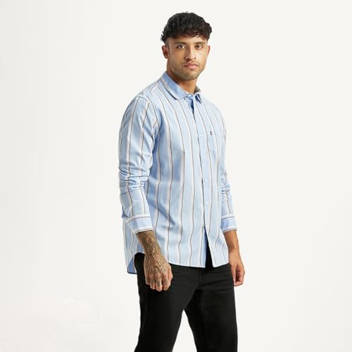Image of Levi's Men's Striped Slim Fit Shirt