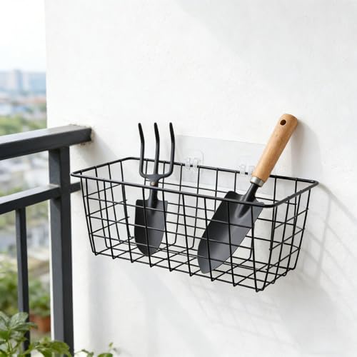 Panier mural anti humidité résistant pour articles de toilette