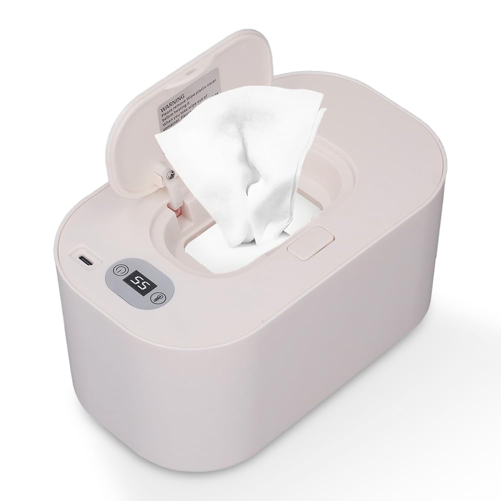 Effrayage de bébé plus chaud, chauffage à température constante distributeur de lingette humide chauffage portable alimenté par USB pour les nouveau-nés du matériau en