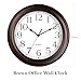 KECYET Wall Clocks Battery Operated Silent Non-Ticking Wall Clock 8.5 Inch Small Vintage Retro Rustic Style Decorative for Kitchen Living Room Home Office (Bronze)
