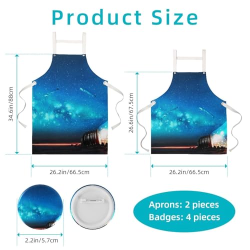 Tablier de cuisine pour éviter les taches de pâtisserie et nettoyage de maison
