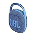 JBL Clip 4 Eco – Tragbarer wasserdichter Lautsprecher (blau)