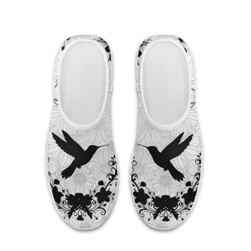 Jeiento Boho Floral Loafers for Women Slip on Shoes Flats Shoes Cozy Work Shoes3