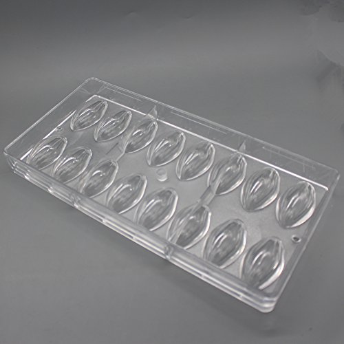Goldbaking Cocoa Pod Chocolate Mold Nut Polycarbonate Chocolate Mould 16 Forms #TOP2