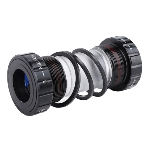 Pilipane Bottom Bracket 24mm Spindle Screw Type Threaded Durable Smooth Bearing for Mountain Road Cycling Aluminum Alloy 68 73mm