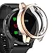 Compatible with Garmin Vivoactive 4/Venu 2 45mm/Vivoactive 4S/venu 2S 40mmWaterproof Protective Case Soft TPU Plated All Around ScratchProofScreen Protector Cover(Vivoactive 4S/Venu 2S 40mm,Rose gold)