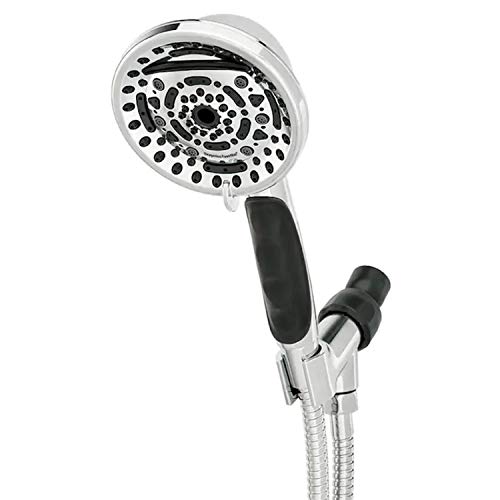 Cabezal de ducha portátil PowerMax 9 modos cromo