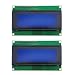 Haldzemo 2004 LCD Screen Display Module 2004A 20x4 White Character Blue Backlight DC 5V (2 Pack)