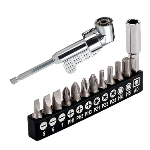 Trapano ad angolo retto, attacco per trapano a 90 gradi | Trapano ad angolo retto 105° Accessorio per trapano ad angolo retto | per trapani, utensili elettrici, set di punte