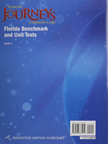 Houghton Mifflin Harcourt Journeys: Common Core Benchmark and Unit Tests Consumable Grade 4