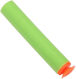 Foam Bullet, 10×10 PCS Refill Foam Bullet Darts Toy Gun Soft Refill Bullets Darts EVA Foam for Elite Target Games (Green)