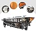 Veruopes Halogen Headlight Assembly Compatible with Mazda Cx-5 2017-2021 Front Lamp Projector Head-Light Left Driver Side Headlamp Replacement for Mazda Cx-5 2017 2018 2019 2020 2021 (Left)