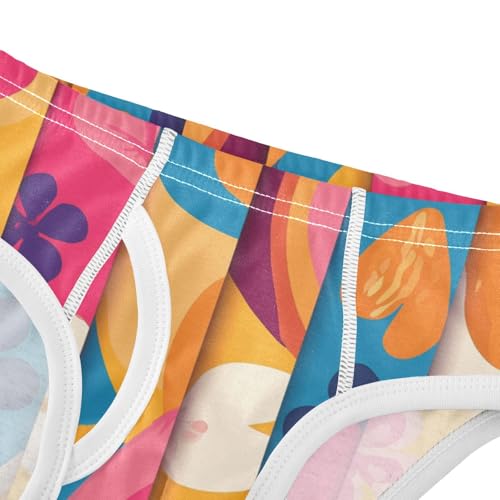 KLL Floral Toddler Boys Comfort Boxer Briefs Breathable Children Panties4