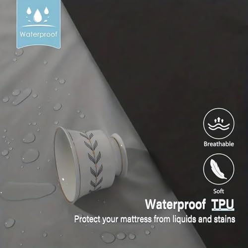 Protège-matelas imperméable blanc bonnet extensible housse de lit lavable - 7