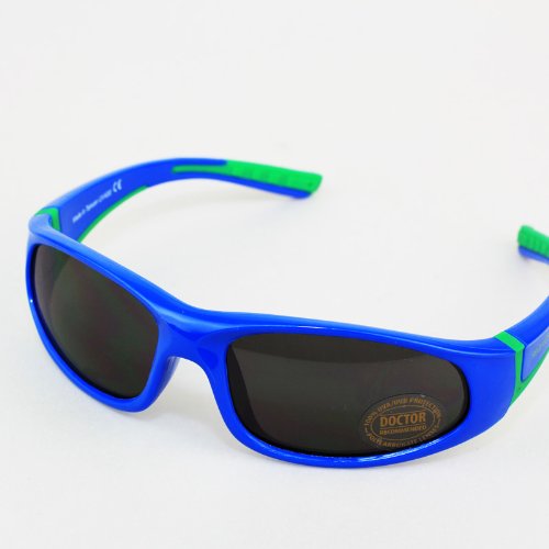 Óculos de Sol Bolt Azul e Verde 4 anos, Real Shades, Azul/Verde, 4 A 7 Anos