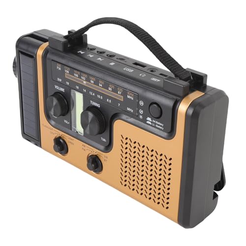 Radio portátil de emergencia solar Matybobe 5.0 AM FM SW miniatura 4