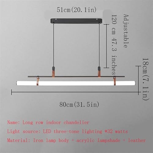 Suspension LED à intensité variable pour illuminer une grande table sans éblouir LWX