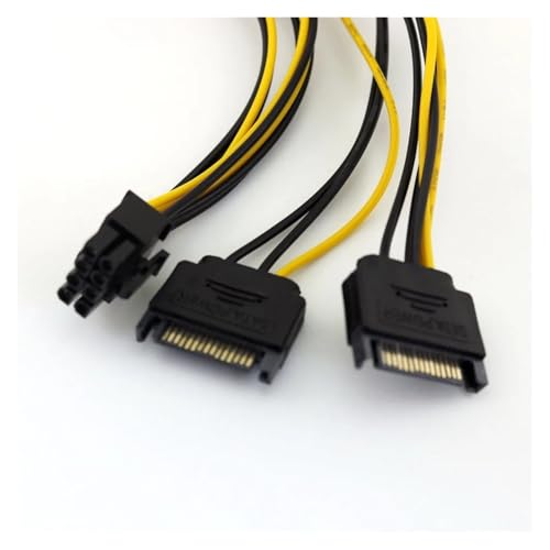 Cable adaptador de alimentación SATA a PCI-E 20cm miniatura 5