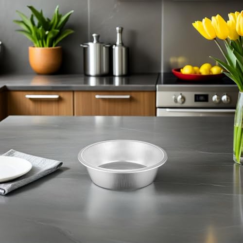 Lavabo de Aluminio Grueso Redondo 29 cm para Cocina miniatura 5