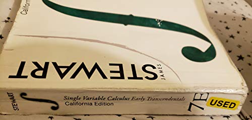 By James Stewart - Single Variable Calculus: Ea... 1285878841 Book Cover