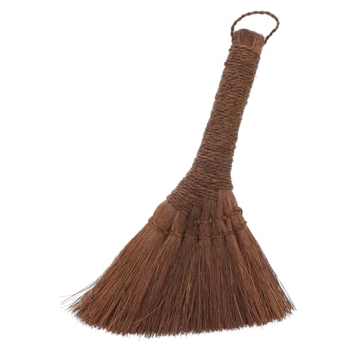 AUTSUPPL 1pc Dust Broom Icing Protector Carpet Broom Broombie Small Broom Broom Settee Slipcover Broom Dustpan Sweeping Cordless Table Cleaning Brush Household Cleaning Brush Brown Silk