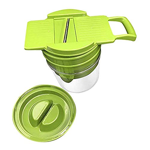 Betzila Multifunction Fruit and Vegetable Grater Vegetable Cutter Slicer Kitchen Tools-Vegetable Fruit Cutter Cheese Shredder Rotary Drum-Professional Cutter,Peeler,Slicer,Julienne Box
