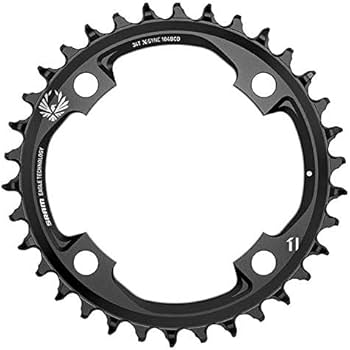 Amazon | SRAM チェーンリング 1x MTB 12S 34T 104 Black | SRAM