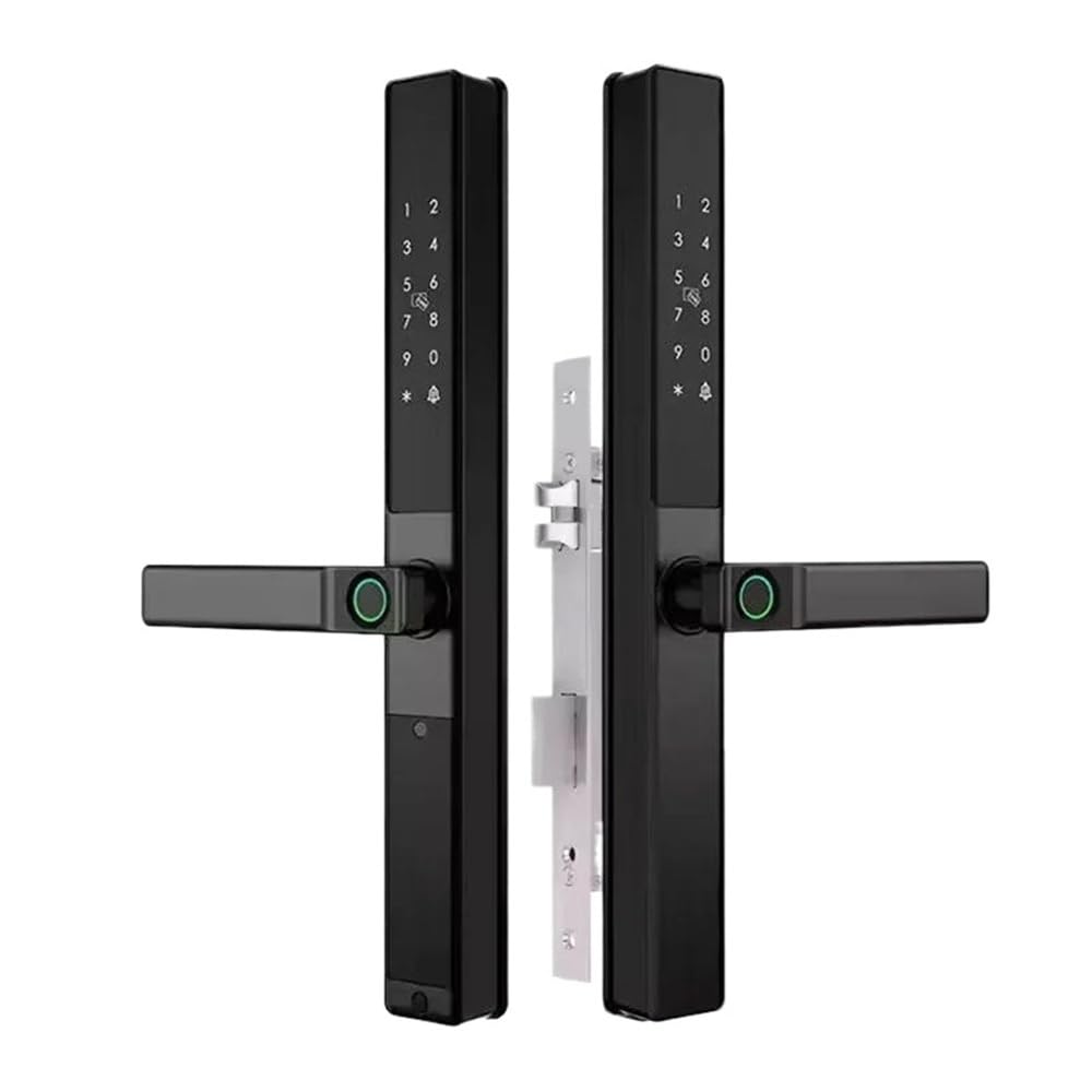 Serrure connectée multipoint 270 et empreinte digitale pour porte aluminium Tuya