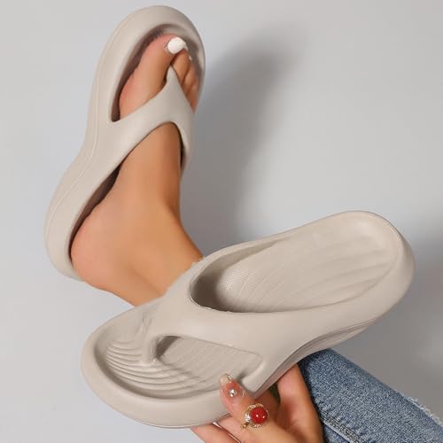 Arch Support Flip Flops for Women Men 2025 New Plantar Fasciitis Orthopedic Sandals Unisex Pillow Summer Beach Slides Non-slip Couple Shoes3