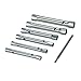 Price comparison product image Silverline 589709 Box Spanner Metric Set 6pce 8 - 19 mm