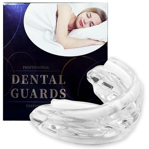 Férula Anti Ronquidos - Protector Bucal Férula Nocturna - SIN BPA - solución eficaz contra los ronquidos para que hombres y mujeres recuperen un sueño tranquilo - Transparente