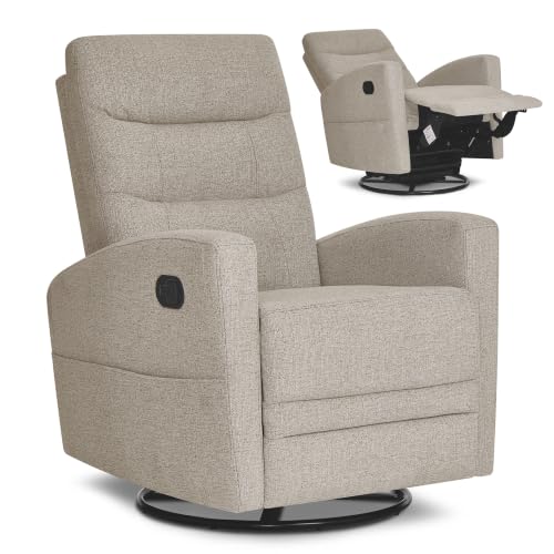 Image of Dream On Me Chatham Deluxe Nursery Glider Recliner, Amazon Exclusive, Warm Sand