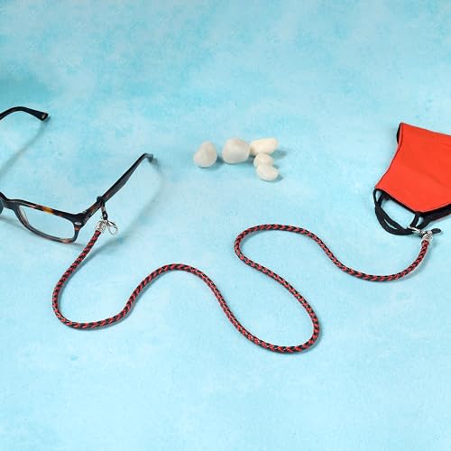 Image of VIVID vision Unisex Adult Eyeglass Holder Strap Cord | New Chain Adjust on Sunglasses | Anti-slip Retainer Lanyard String Eyewear Frame | Specs Mask Chains