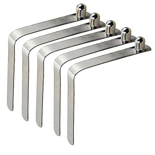 UP100 50pcs Kayak Paddle Tent Pole 5.5mm/6mm/7mm /8mm/9mm/10mm Push Button Single Solid Spring Awning Accresories Telscopic Tube Camping & Caravan & Chair Tube Lock (10mm Leg 46mm)