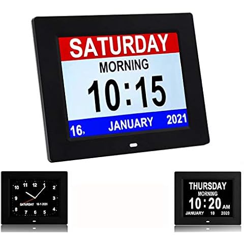 AUCHOIS 8-inch Digital Day Clock Cover