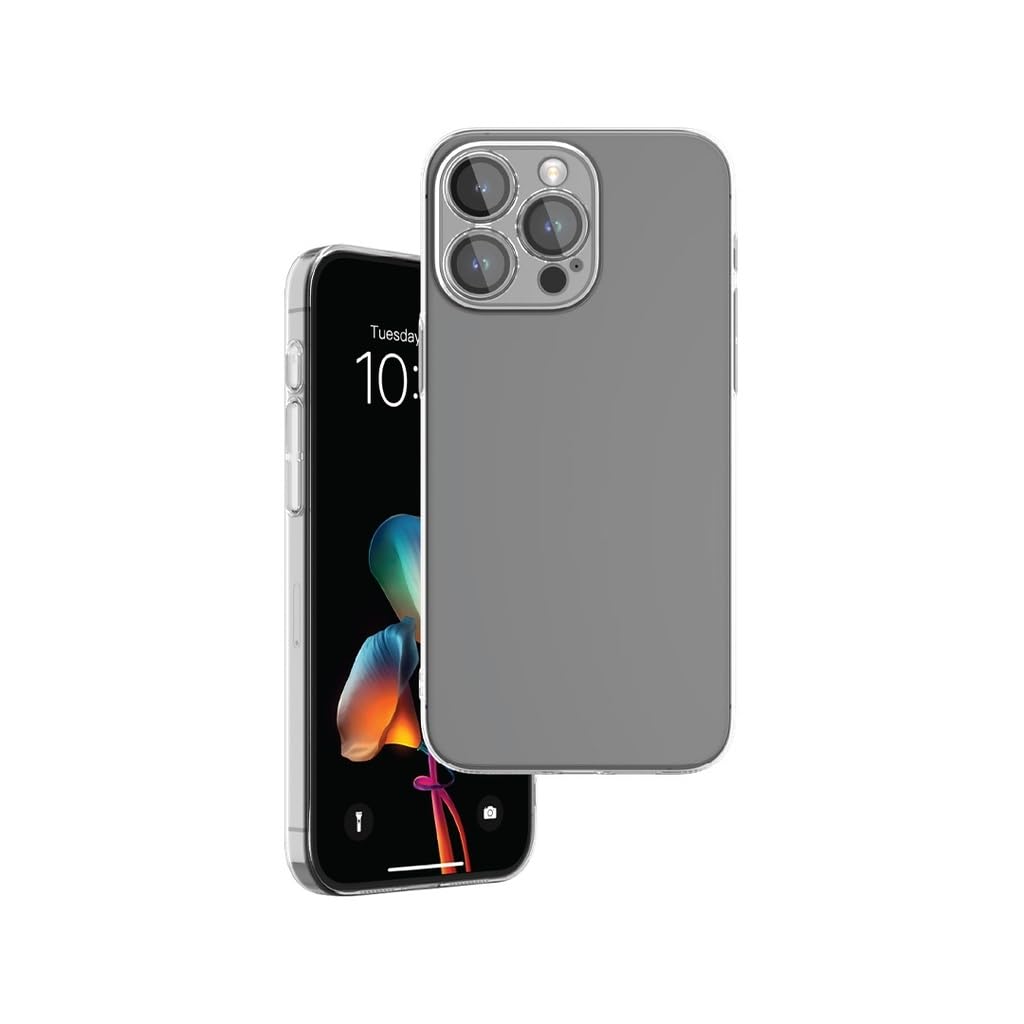 Green Lion Delgado Plus with Camera Protection Case for iPhone 15 Pro Max - Clear