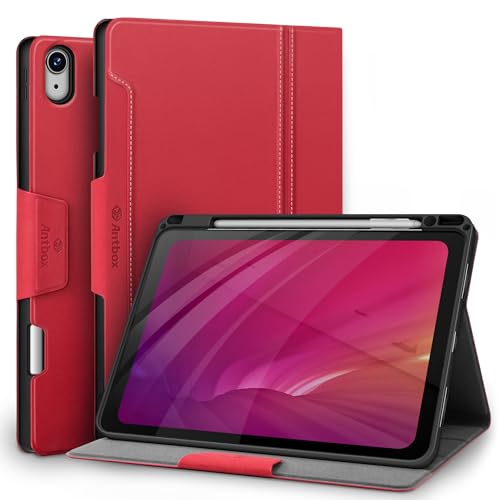 Funda para iPad Air 4 de 11 pulgadas 2020 Antbox roja con función auto sleep wake 1