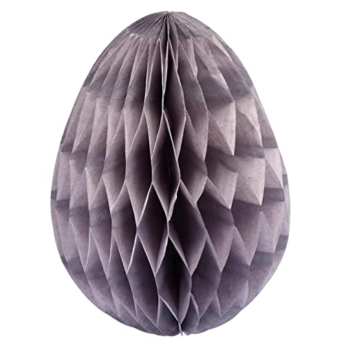 Papierdrachen 12 Easter eggs made of tissue paper for hanging and decorating size 7 cm including ribbon - Image 4