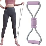 Fitnessbänder Für Frauen - Fitnessbänder mit Griffen,Tragbares Fitnessgerät für Yoga Rücken Stretching Brust Schulter Arm Training zu Hause