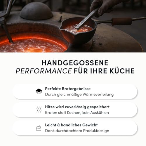 Hoffmann STONIQ Bratpfanne, PFAS-frei, Mineralbeschichtung, Aluminium mit Edelstahlboden, Induktionsgeeignet, Pfanne Made in Germany, verzugsfrei, Antihaftbeschichtet (28 cm, 1, ohne Glasdeckel) 6 Hoffmann STONIQ Bratpfanne, PFAS-frei, Mineralbeschichtung, Aluminium mit Edelstahlboden, Induktionsgeeignet, Pfanne Made in Germany, verzugsfrei, Antihaftbeschichtet (28 cm, 1, ohne Glasdeckel)