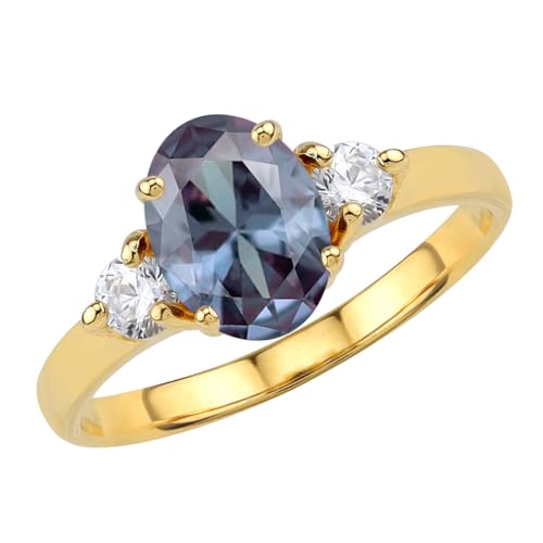 Silvershake Genuine Gemstones White Gold Plated 925 Sterling Silver Promise or Engagement Ring Jewelry for Women4